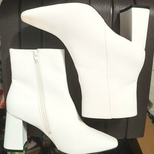 White Heeled Boots